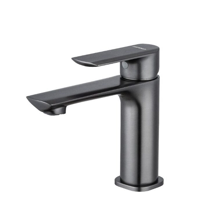 Single Handle Lavatory Faucet Gun Black
