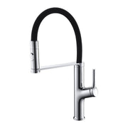 Pull Down Kitchen Faucet Chrome & Black