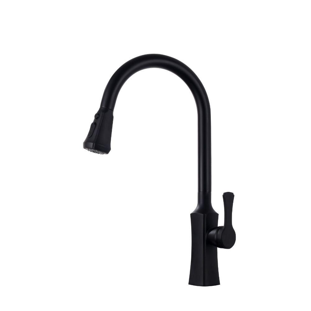Pull Down Kitchen Faucet Black