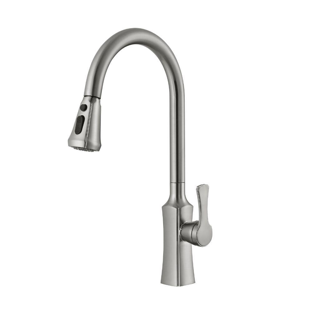 Pull Down Kitchen Faucet Brushed Nickel