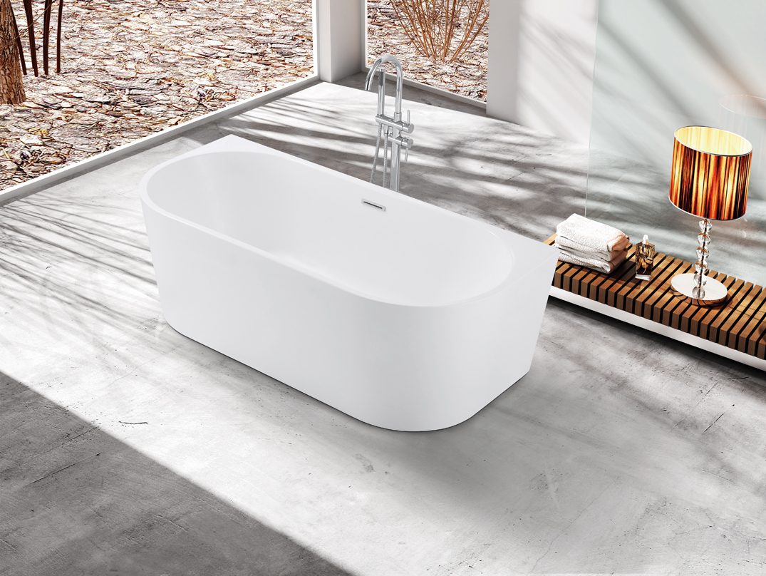 Freestanding Bathtub Size: 59×27 ½×22 ⅖ in (1500x700×570 mm)