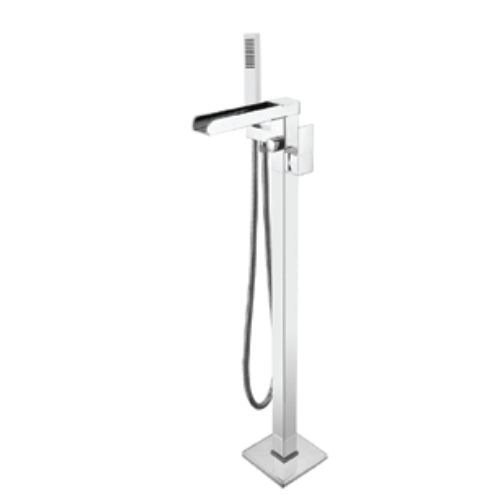 Freestanding Bathub Faucet & Handheld Shower Chrome