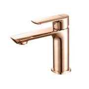 Single Handle Lavatory Faucet Brushed Gold