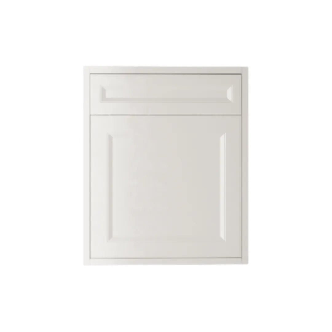 Shaker White Vanity 20 in. Suspended 1 Drawer with Countertop