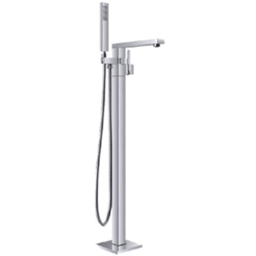 Freestanding Bathub Faucet & Handheld Shower Chrome