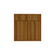 Hot Cinnamon Vanity 24 in. Suspended 2 Doors with Countertop