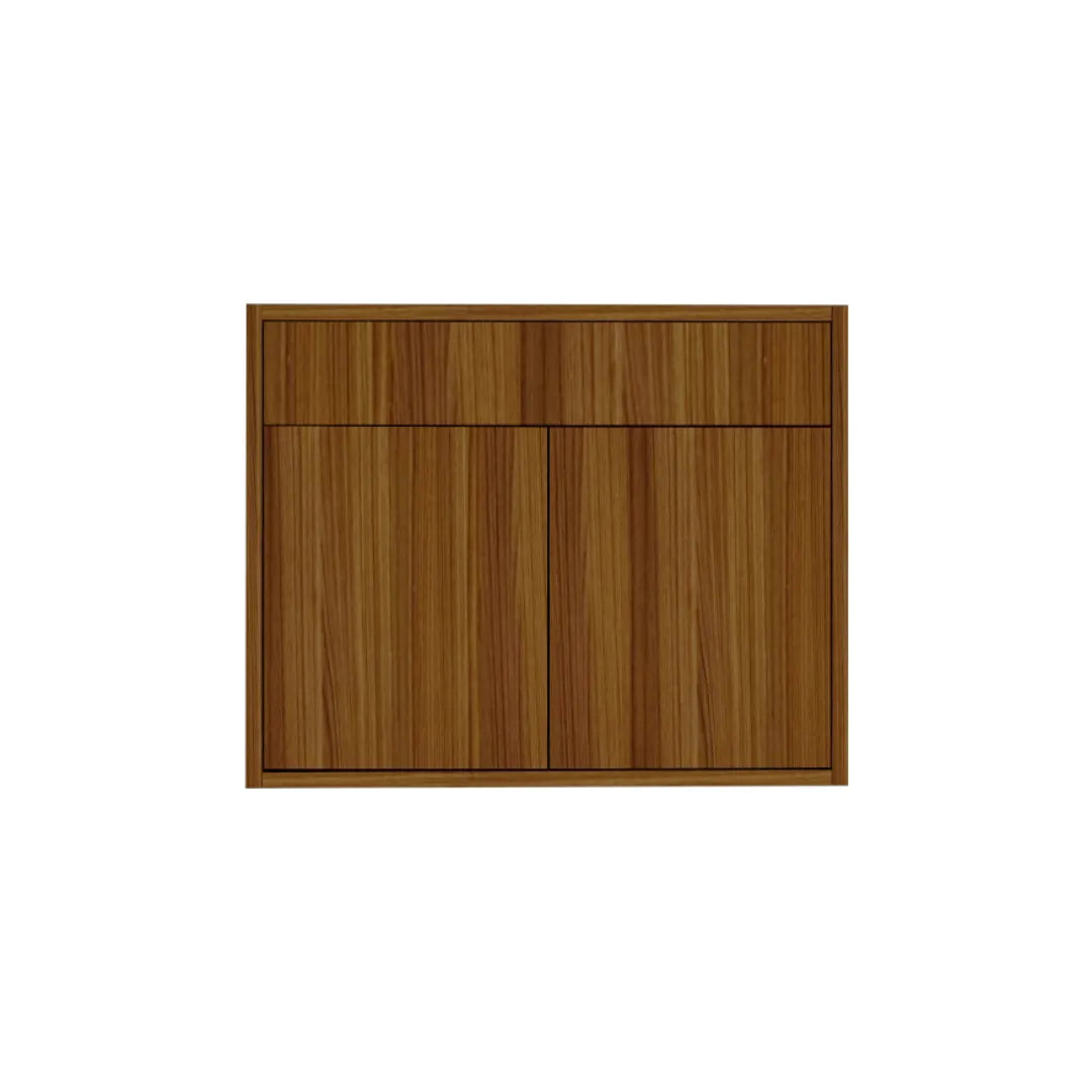 Vanité 30 po. Suspendu 2 portes cannelle chaude avec comptoir 