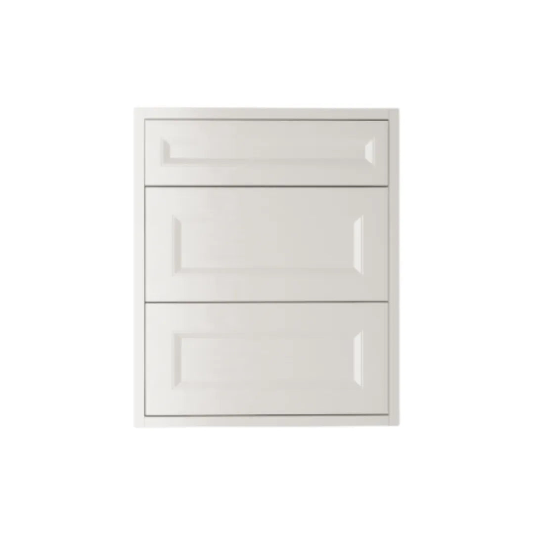 Shaker White Vanity 20 in. Suspended 2 Drawers with Countertop