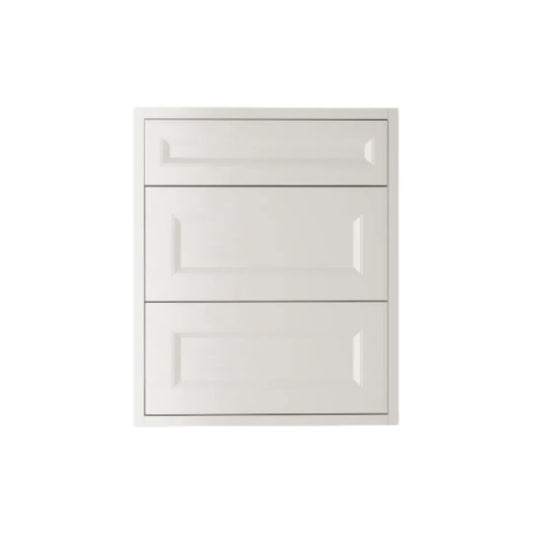 Shaker White Vanity 20 in. Suspended 2 Drawers with Countertop